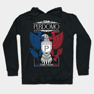 Team Perdomo Lifetime Member, Perdomo Name, Perdomo Middle Name Hoodie